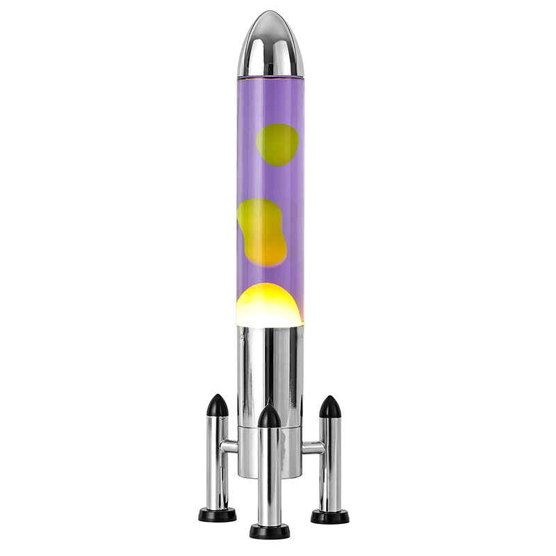 로켓갓이 있는 대형 LED 라바 램프