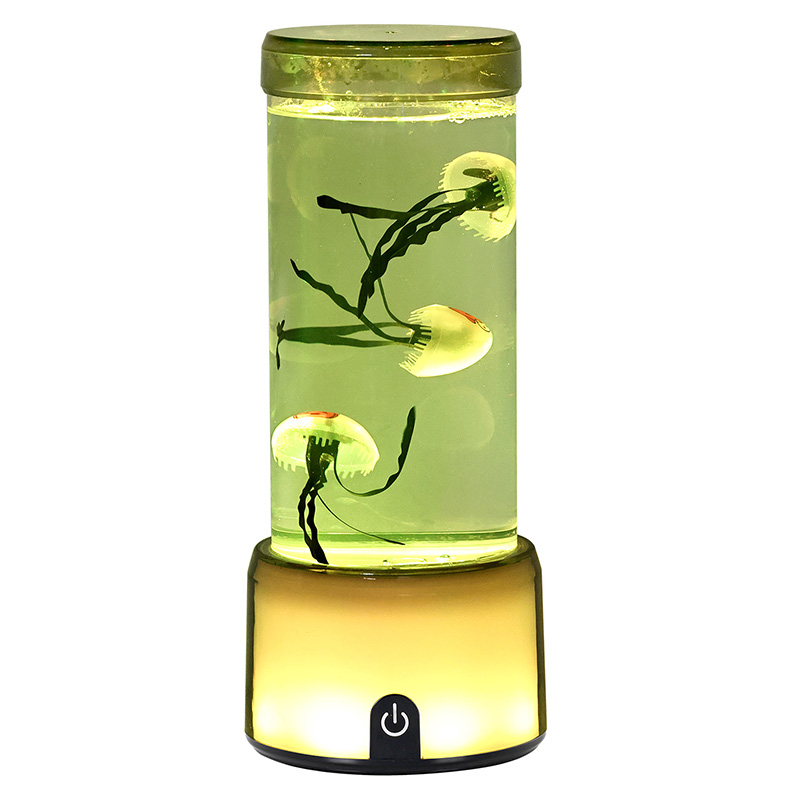 RGB LED 블랙 해파리 램프